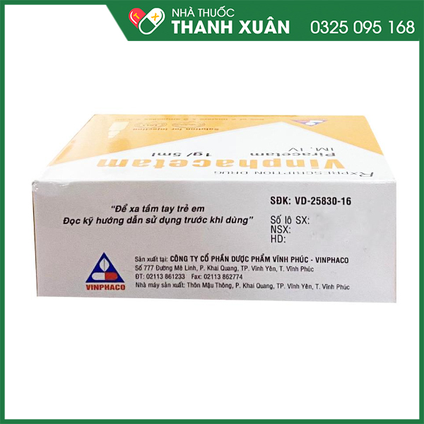 Vinphacetam 1g/5ml giải pháp điều trị thần kinh